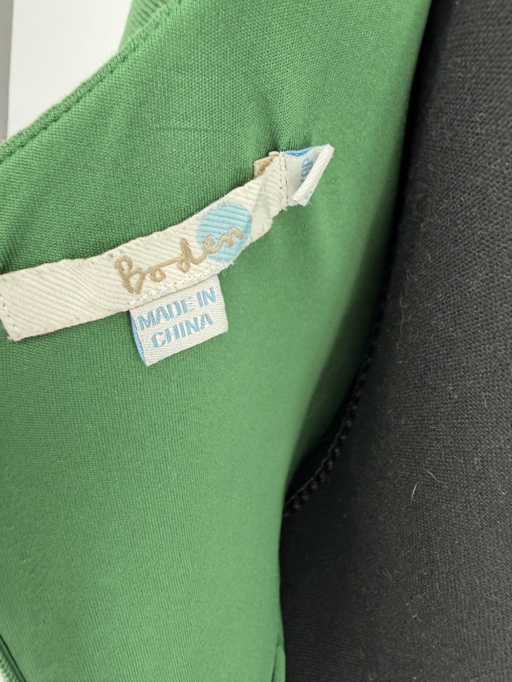Boden Green Textured Ribbed Ottoman Knit Short Sleeve Sheath Dress 4P - Picture 2 of 8